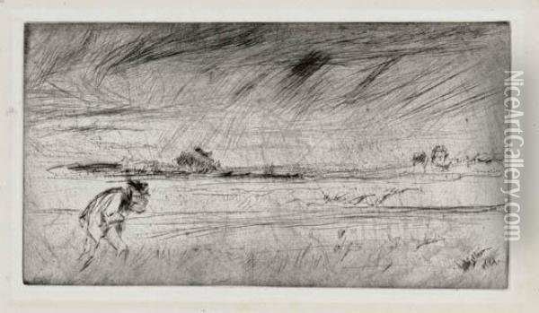 The Storm Oil Painting - James Abbott McNeill Whistler