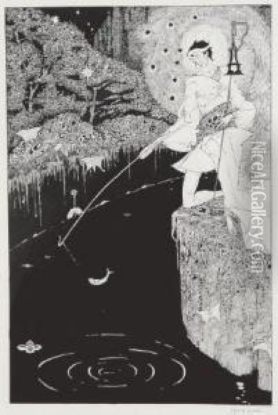From The Song Of Wandering Aengus Oil Painting - Harry Clarke