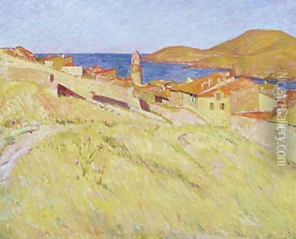 Collioure Landscape Oil Painting - Georges-Daniel de Monfreid