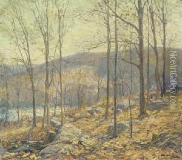 Autumn Oil Painting - Wilson Henry Irvine