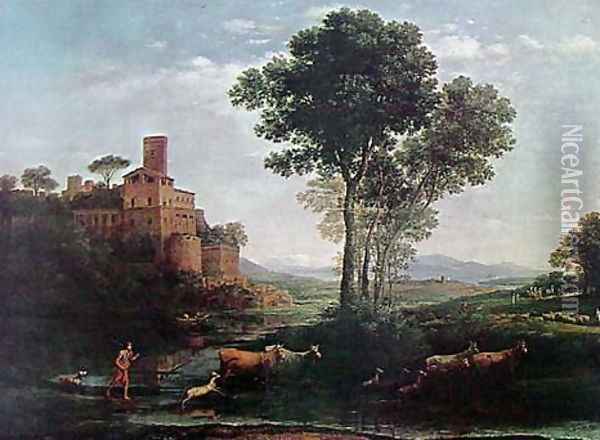 The Voyage of Jacob Oil Painting - Claude Lorrain (Gellee)