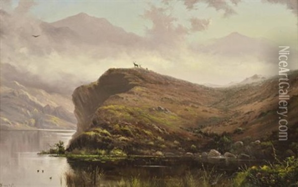 Loch Duich, Scotland Oil Painting - Haughton Forrest