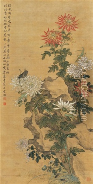 The Sound Of Autumn Oil Painting -  Li Hanqing