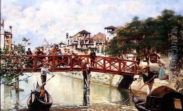 Venice Oil Painting - Jose Villegas Cordero