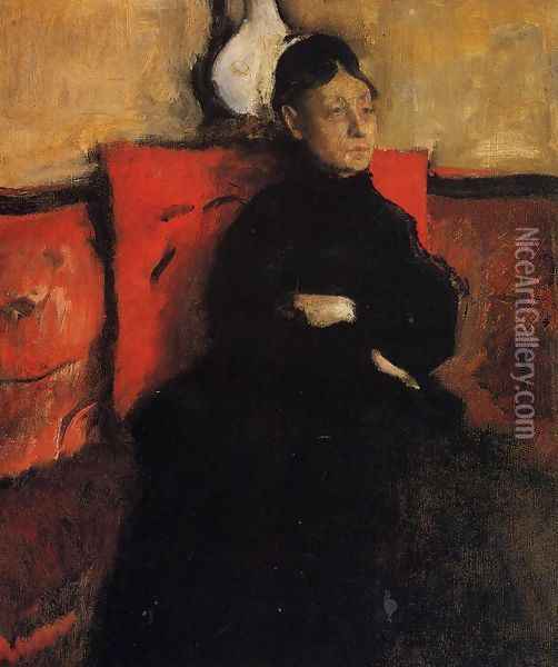 Duchesse de Montejasi-Cicerale Oil Painting - Edgar Degas