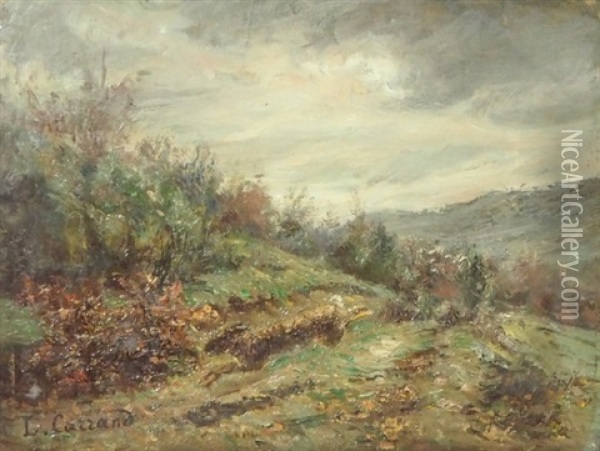 Louis Hilaire Carrand(1821-1899) Oil Painting - Louis-Hilaire Carrand