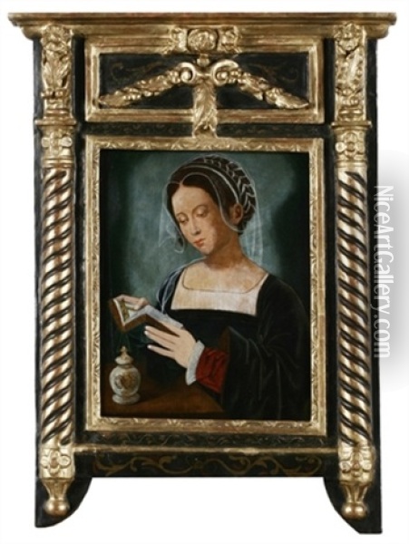 Bildnis Einer Dame Als Heilige Magdalena Oil Painting -  Corneille de Lyon