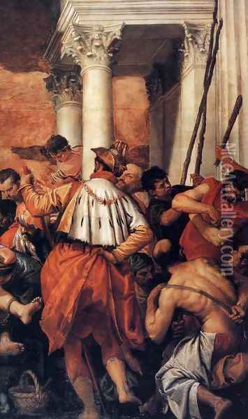 Martyrdom of St Sebastian (detail) 3 Oil Painting - Paolo Veronese (Caliari)