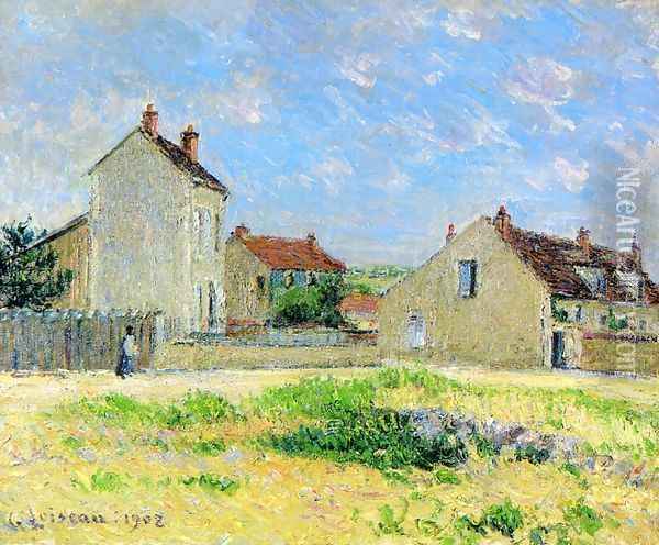 Landscape, near Auxerre Oil Painting - Gustave Loiseau