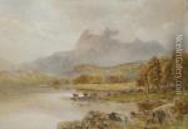 Loch Maree, Benn Slioch Oil Painting - William Bingham McGuinness