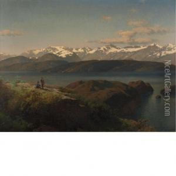 Rondane, Norge Oil Painting - Herman Herzog