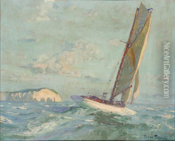 Rounding The Needles Oil Painting - Poppe Folkerts