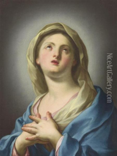 The Madonna Annunciate Oil Painting - Francesco Trevisani