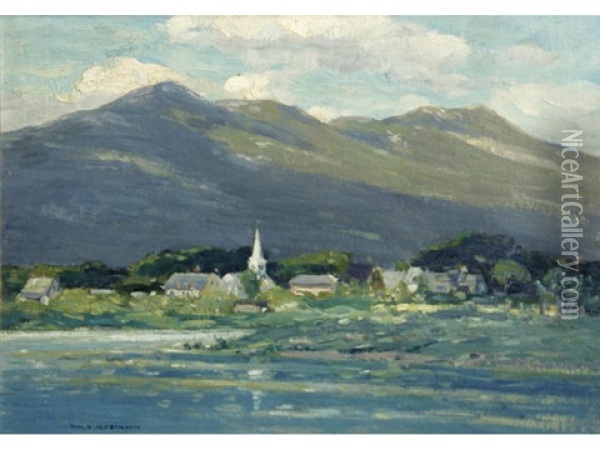 Conway, New Hampshire, Morning Oil Painting - William S. Robinson