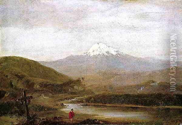 Cotopaxi 2 oil painting reproduction by Frederic Edwin Church ...