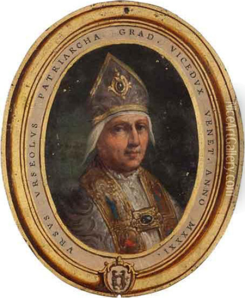 Ursus Urseolus Patriarcha Grad Vicedux Oil Painting - Francesco Maggiotto