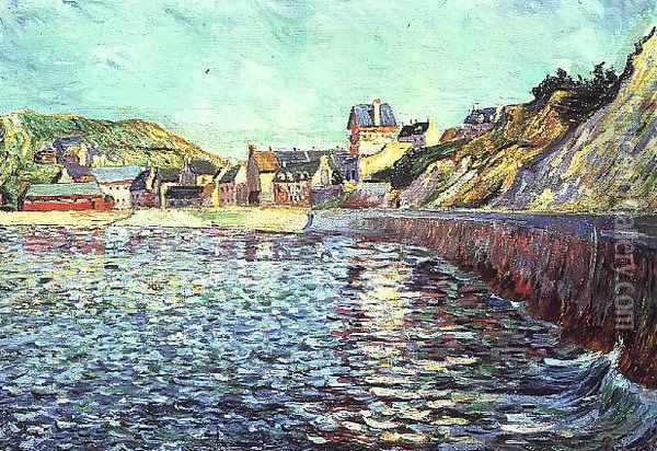 Port-en-Bessin, Calvados, c.1884 Oil Painting - Paul Signac