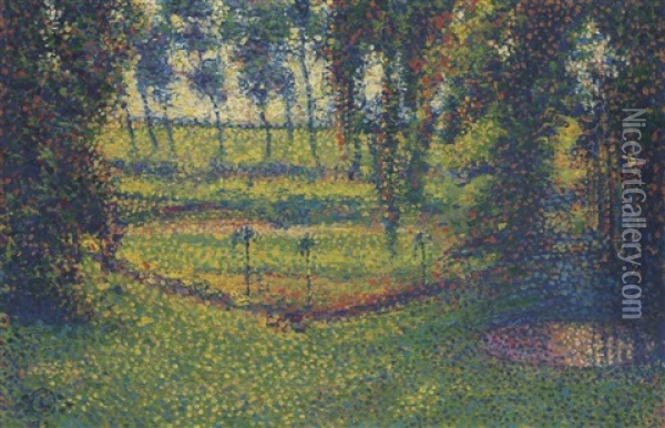 Coin De Jardin Oil Painting - Georges Lemmen
