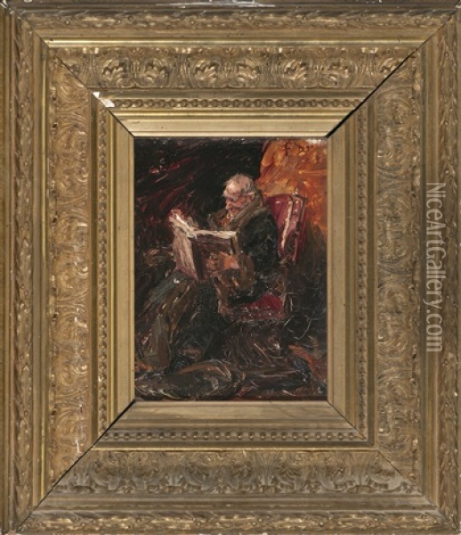 El Bibliofilo Oil Painting - Francisco Domingo Marques