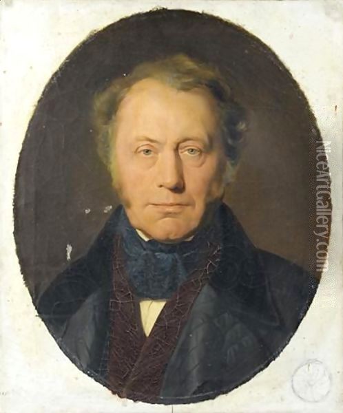 Portrait Du Comte James-Alexandre De Pourtales-Gorgier Oil Painting - Hippolyte (Paul) Delaroche
