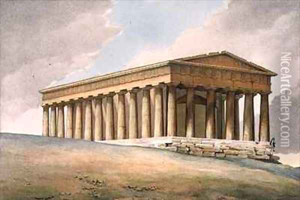 The Temple of Theseus in Athens Oil Painting - Louis Dupre