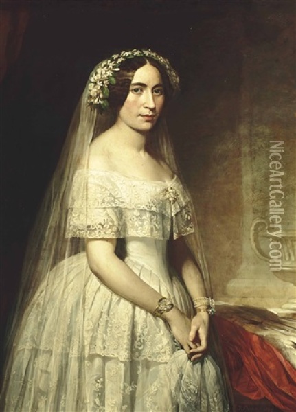 The Bride Oil Painting - Thomas Francis Dicksee