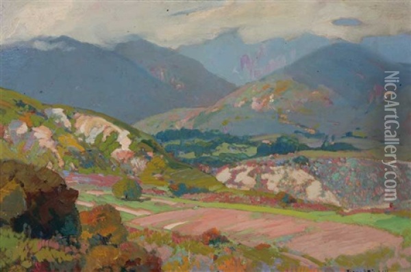 Landscape Oil Painting - Franz Arthur Bischoff