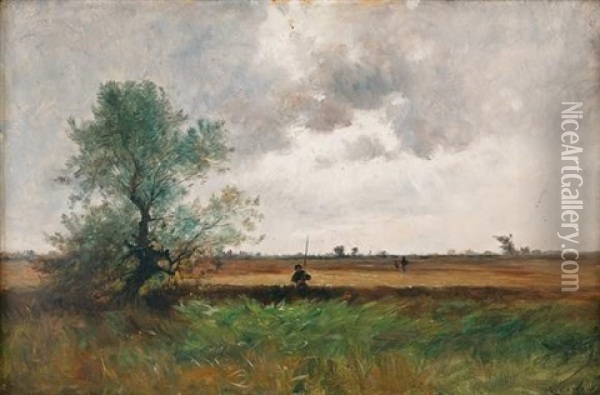 Paysage D'automne Oil Painting - Gustave Castan