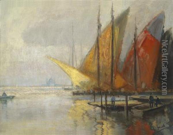 Venice Oil Painting - Otto Hammel