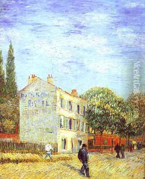 Restaurant Rispal à Asnières 1887 Oil Painting - Vincent Van Gogh