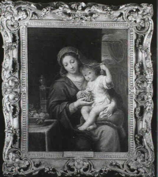 The Virgin And Child Oil Painting - Pierre Mignard the Elder