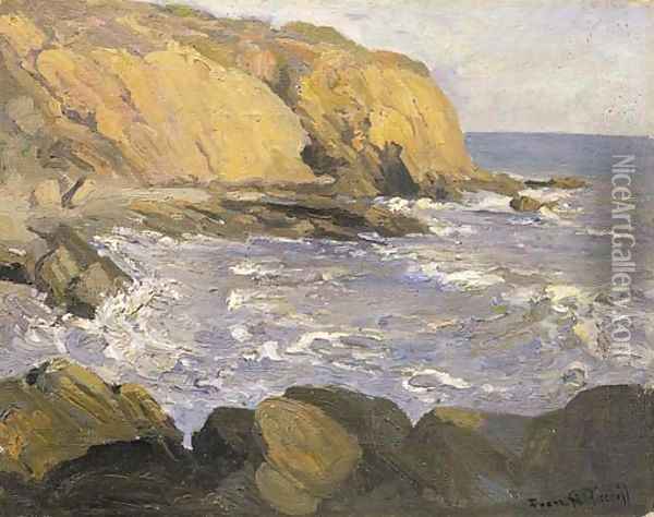 The Cove Oil Painting - Franz Bischoff