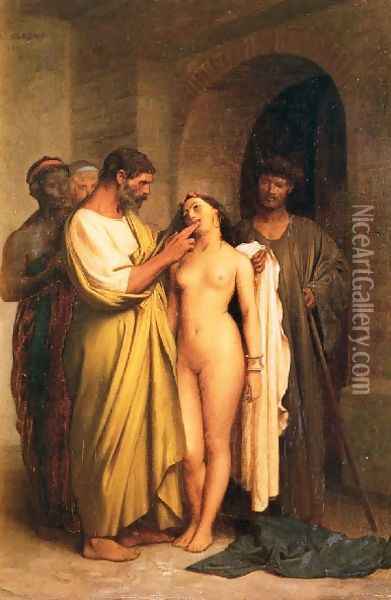 Purchase Of A Slave Oil Painting - Jean-Leon Gerome