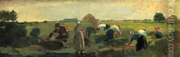 The Gleaners Oil Painting - Winslow Homer