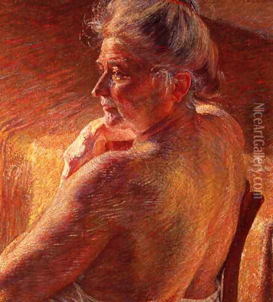 The Effect of Sunlight 1909 Oil Painting - Umberto Boccioni