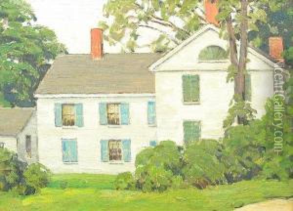 Gilmanton House Oil Painting - Harold M. Sichel