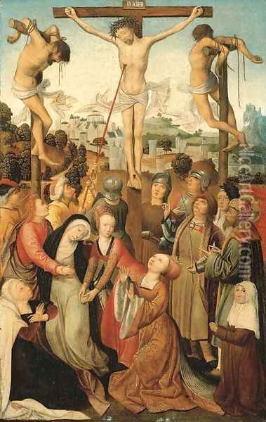 The Crucifixion Oil Painting - North Netherlandish School