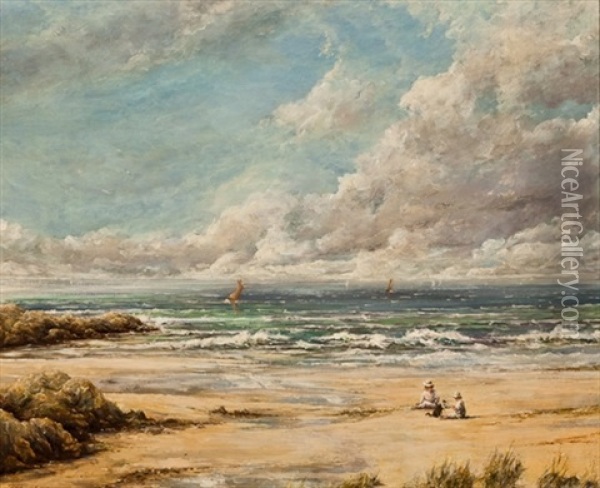 A Summer Breeze Oil Painting - Joseph Henderson