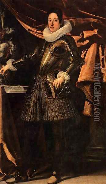 Portrait of Ferdinando II de' Medici Oil Painting - Justus Sustermans