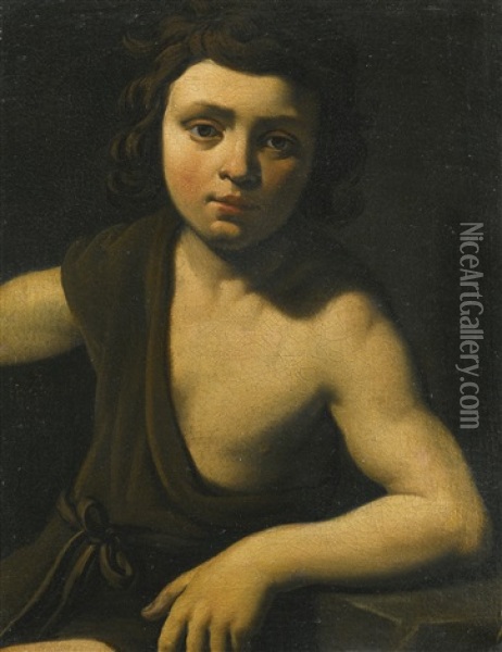 Saint John The Baptist Oil Painting -  Caravaggio