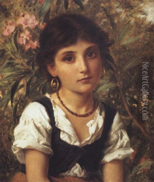 Far-away Thoughts Oil Painting - Sophie Anderson