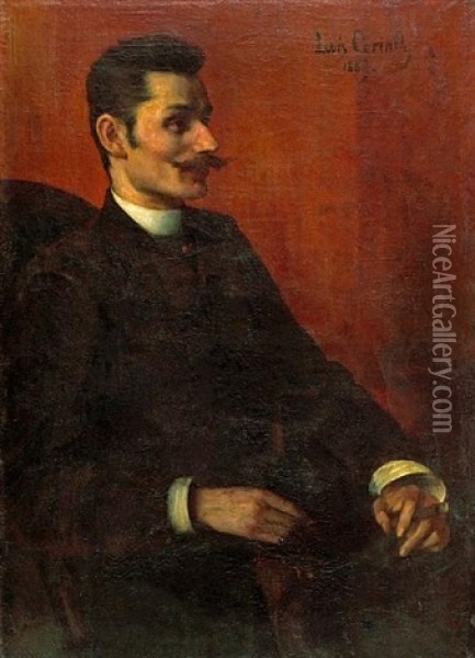 A Portrait Of Herr Lilienthal Oil Painting - Lovis Corinth