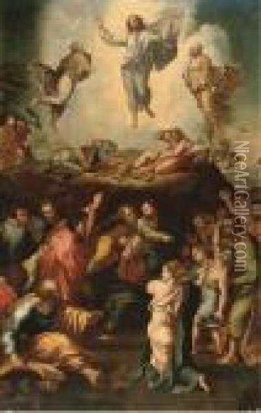 The Transfiguration Oil Painting - Raphael (Raffaello Sanzio of Urbino)