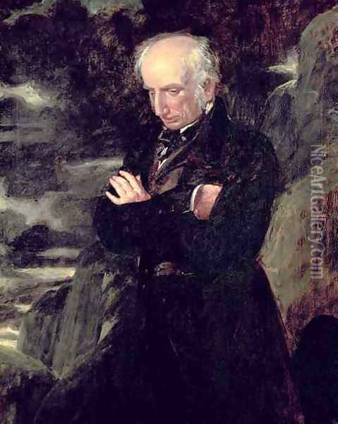 Portrait of William Wordsworth 1770-1850 Oil Painting - Benjamin Robert Haydon