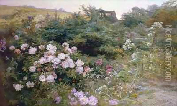 In Full Bloom Oil Painting - Henry Arthur Bonnefoy