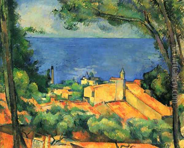 L'Estaque 2 Oil Painting - Paul Cezanne