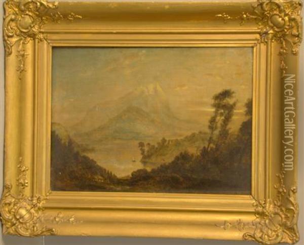 Cairn Gorm Oil Painting - John H. Wilson