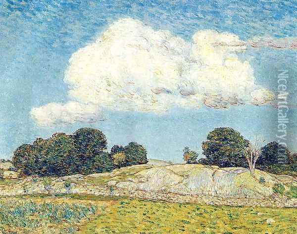 Dragon Cloud, Old Lyme Oil Painting - Frederick Childe Hassam