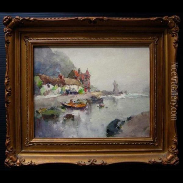 Lynmouth Oil Painting - William St. Thomas Smith