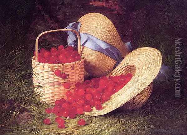 Harvest of Cherries Oil Painting - Robert Spear Dunning